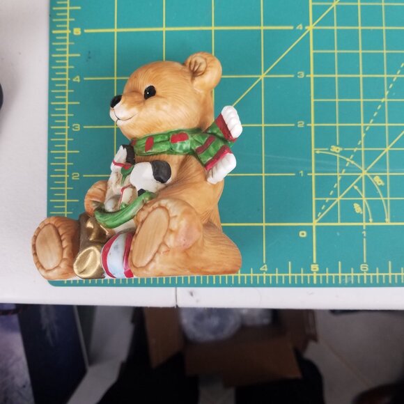 Teddy Bear Christmas Figures Taiwan‎ #5251 1980s HOMCO porcelain pair - Picture 12 of 13